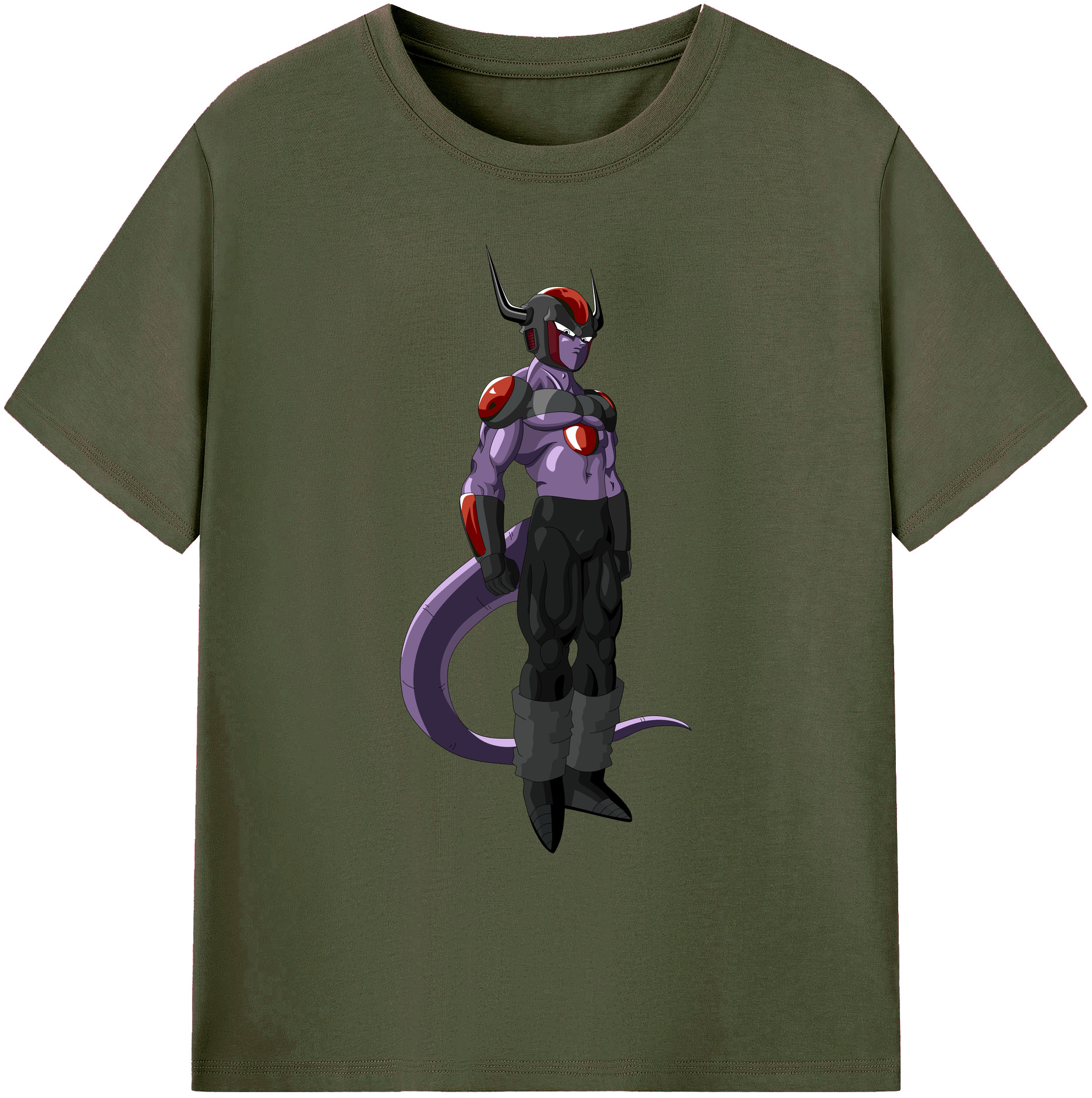 （画像用） ドラゴンボール フリーザ DRAGON BALL Frieza 綿100％ メンズ半袖Tシャツ｜肌触りやわらか＆通気性